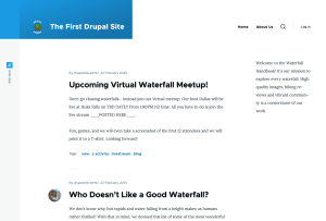 Drupal homepage